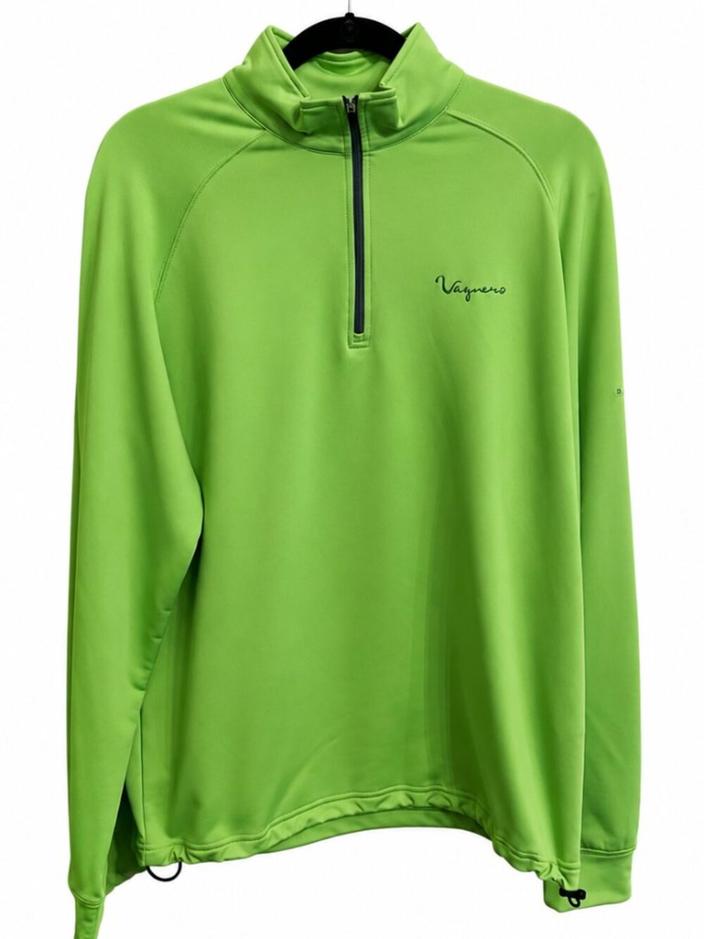 Dunning Golf Vaquero Golf Club Bright Green Performance Quarter-Zip